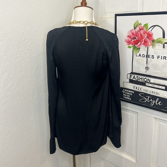 Jonathan Simkhai Krishna Top in Black & Gold Size XS - Picture 5 of 9